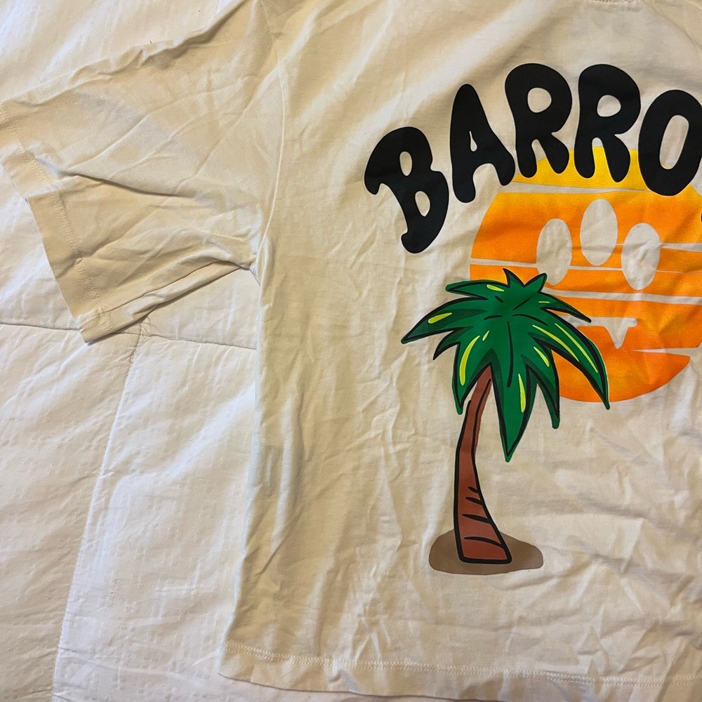 Barrow Graphic Tee with Palm Tree Design